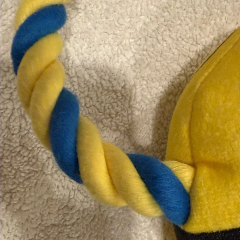 Minions Squeaky Plush Dog Toy - Yellow and Blue
